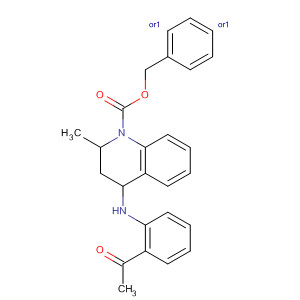 681827-53-2  1(2H)-Quinolinecarboxylic acid,4-(acetylphenylamino)-3,4-dihydro-2-methyl-, phenylmethyl ester,(2R,4S)-rel- 681827-53-2  1(2H)-Quinolinecarboxylic acid,4-(acetylphenylamino)-3,4-dihydro-2-methyl-, phenylmethyl ester,(2R,4S)-rel-