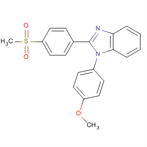 683215-09-0  1H-Benzimidazole, 1-(4-methoxyphenyl)-2-[4-(methylsulfonyl)phenyl]-