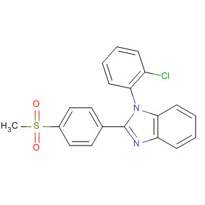 683215-35-2  1H-Benzimidazole, 1-(2-chlorophenyl)-2-[4-(methylsulfonyl)phenyl]-