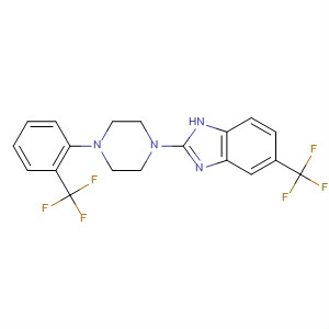 683244-68-0  1H-Benzimidazole,5-(trifluoromethyl)-2-[4-[2-(trifluoromethyl)phenyl]-1-piperazinyl]-