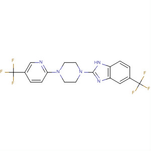 683244-73-7  1H-Benzimidazole,5-(trifluoromethyl)-2-[4-[5-(trifluoromethyl)-2-pyridinyl]-1-piperazinyl]-