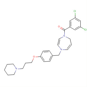 684243-39-8  1H-1,4-Diazepine,1-(3,5-dichlorobenzoyl)hexahydro-4-[[4-[3-(1-piperidinyl)propoxy]phenyl]methyl]-