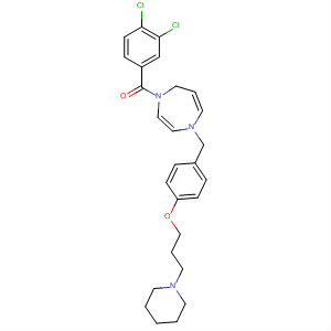 684243-46-7  1H-1,4-Diazepine,1-(3,4-dichlorobenzoyl)hexahydro-4-[[4-[3-(1-piperidinyl)propoxy]phenyl]methyl]-