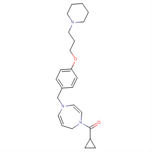 684243-47-8  1H-1,4-Diazepine,1-(cyclopropylcarbonyl)hexahydro-4-[[4-[3-(1-piperidinyl)propoxy]phenyl]methyl]-