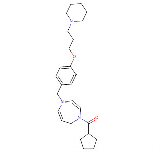 684243-48-9  1H-1,4-Diazepine,1-(cyclopentylcarbonyl)hexahydro-4-[[4-[3-(1-piperidinyl)propoxy]phenyl]methyl]-
