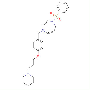 684243-49-0  1H-1,4-Diazepine,hexahydro-1-(phenylsulfonyl)-4-[[4-[3-(1-piperidinyl)propoxy]phenyl]methyl]-