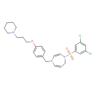 684243-53-6  1H-1,4-Diazepine,1-[(3,5-dichlorophenyl)sulfonyl]hexahydro-4-[[4-[3-(1-piperidinyl)propoxy]phenyl]methyl]-