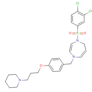 684243-54-7  1H-1,4-Diazepine,1-[(3,4-dichlorophenyl)sulfonyl]hexahydro-4-[[4-[3-(1-piperidinyl)propoxy]phenyl]methyl]-