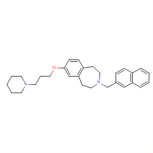 684250-36-0  1H-3-Benzazepine,2,3,4,5-tetrahydro-3-(2-naphthalenylmethyl)-7-[3-(1-piperidinyl)propoxy]-