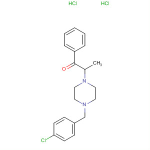 685104-99-8  1-Propanone, 2-[4-[(4-chlorophenyl)methyl]-1-piperazinyl]-1-phenyl-,dihydrochloride