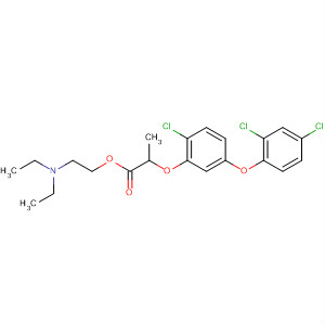 68533-57-3  Propanoic acid, 2-[2-chloro-5-(2,4-dichlorophenoxy)phenoxy]-,2-(diethylamino)ethyl ester