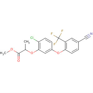 68533-67-5  Propanoic acid,2-[2-chloro-5-[4-cyano-2-(trifluoromethyl)phenoxy]phenoxy]-, methylester
