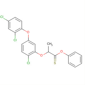 68533-75-5  Propanethioic acid, 2-[2-chloro-5-(2,4-dichlorophenoxy)phenoxy]-,S-phenyl ester