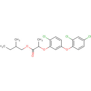 68533-79-9  Propanoic acid, 2-[2-chloro-5-(2,4-dichlorophenoxy)phenoxy]-,2-methylbutyl ester