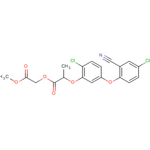 68533-96-0  Propanoic acid, 2-[2-chloro-5-(4-chloro-2-cyanophenoxy)phenoxy]-,2-methoxy-2-oxoethyl ester