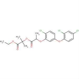 68534-11-2  Propanoic acid,2-[2-[2-chloro-5-(2,4-dichlorophenoxy)phenoxy]-1-oxopropoxy]-2-methyl-, ethyl ester
