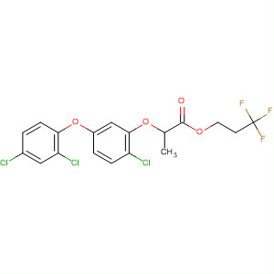 68534-17-8  Propanoic acid, 2-[2-chloro-5-(2,4-dichlorophenoxy)phenoxy]-,3,3,3-trifluoropropyl ester