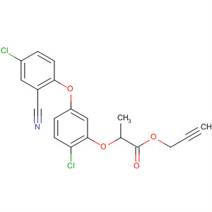 68534-23-6  Propanoic acid, 2-[2-chloro-5-(4-chloro-2-cyanophenoxy)phenoxy]-,2-propynyl ester