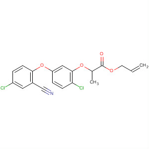 68534-24-7  Propanoic acid, 2-[2-chloro-5-(4-chloro-2-cyanophenoxy)phenoxy]-,2-propenyl ester