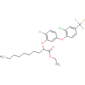 68534-43-0  Decanoic acid,2-[2-chloro-5-[2-chloro-4-(trifluoromethyl)phenoxy]phenoxy]-, ethyl ester