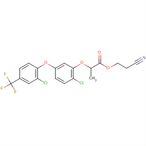68534-48-5  Propanoic acid,2-[2-chloro-5-[2-chloro-4-(trifluoromethyl)phenoxy]phenoxy]-,2-cyanoethyl ester