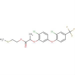 68534-50-9  Propanoic acid,2-[2-chloro-5-[2-chloro-4-(trifluoromethyl)phenoxy]phenoxy]-,2-(methylthio)ethyl ester