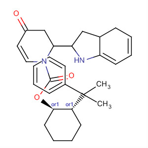 685568-36-9  1(2H)-Pyridinecarboxylic acid, 3,4-dihydro-2-(1H-indol-2-yl)-4-oxo-,(1R,2S)-2-(1-methyl-1-phenylethyl)cyclohexyl ester, (2S)-rel- 685568-36-9  1(2H)-Pyridinecarboxylic acid, 3,4-dihydro-2-(1H-indol-2-yl)-4-oxo-,(1R,2S)-2-(1-methyl-1-phenylethyl)cyclohexyl ester, (2S)-rel-