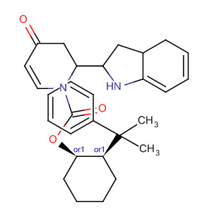 685568-37-0  1(2H)-Pyridinecarboxylic acid, 3,4-dihydro-2-(1H-indol-2-yl)-4-oxo-,(1R,2S)-2-(1-methyl-1-phenylethyl)cyclohexyl ester, (2R)-rel- 685568-37-0  1(2H)-Pyridinecarboxylic acid, 3,4-dihydro-2-(1H-indol-2-yl)-4-oxo-,(1R,2S)-2-(1-methyl-1-phenylethyl)cyclohexyl ester, (2R)-rel-