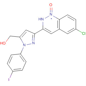 68667-29-8  2(1H)-Quinoxalinone,6-chloro-3-[5-(hydroxymethyl)-1-(4-iodophenyl)-1H-pyrazol-3-yl]-