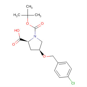 686766-47-2  1,2-Pyrrolidinedicarboxylic acid, 4-[(4-chlorophenyl)methoxy]-,1-(1,1-dimethylethyl) ester, (2S,4S)-