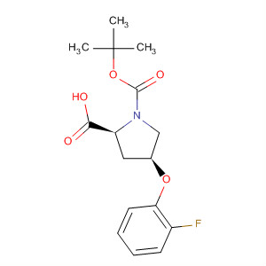 686766-52-9  1,2-Pyrrolidinedicarboxylic acid, 4-(2-fluorophenoxy)-,1-(1,1-dimethylethyl) ester, (2S,4S)-