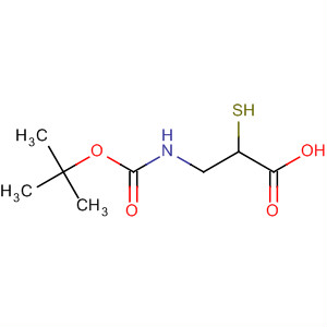 686775-28-0  Propanoic acid, 3-[[(1,1-dimethylethoxy)carbonyl]amino]-2-mercapto-