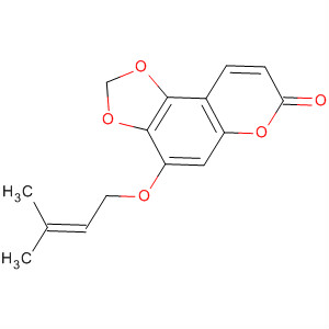 68691-87-2  7H-1,3-Dioxolo[4,5-f][1]benzopyran-7-one, 4-[(3-methyl-2-butenyl)oxy]-
