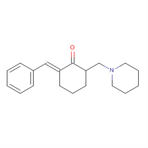 687131-78-8  Cyclohexanone, 2-(phenylmethylene)-6-(1-piperidinylmethyl)-, (2E)-