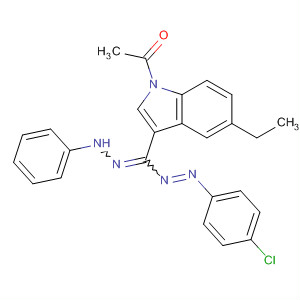 68742-41-6  1H-Indole,1-acetyl-3-[[(4-chlorophenyl)azo](phenylhydrazono)methyl]-5-ethyl-