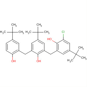 68803-59-8  Phenol,2-[[3-chloro-5-(1,1-dimethylethyl)-2-hydroxyphenyl]methyl]-4-(1,1-dimethylethyl)-6-[[5-(1,1-dimethylethyl)-2-hydroxyphenyl]methyl]-