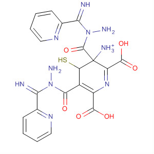 688310-91-0  2,6-Pyridinedicarboxylic acid, 4-mercapto-,bis[2-(imino-2-pyridinylmethyl)hydrazide], monoammonium salt