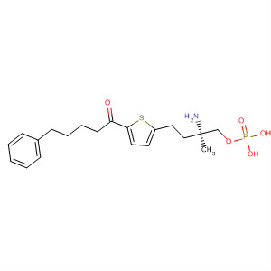 688366-02-1  1-Pentanone,1-[5-[(3R)-3-amino-3-methyl-4-(phosphonooxy)butyl]-2-thienyl]-5-phenyl-
