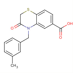 688760-60-3  2H-1,4-Benzothiazine-6-carboxylic acid,3,4-dihydro-4-[(3-methylphenyl)methyl]-3-oxo-