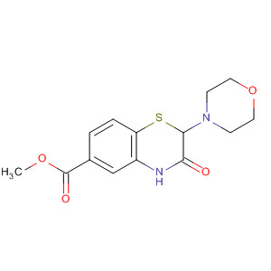 688760-91-0  2H-1,4-Benzothiazine-6-carboxylic acid,3,4-dihydro-2-(4-morpholinyl)-3-oxo-, methyl ester