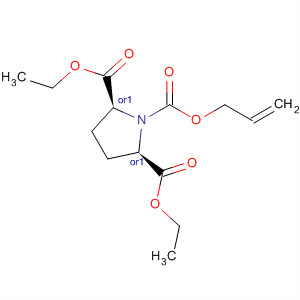 688809-66-7  1,2,5-Pyrrolidinetricarboxylic acid, 2,5-diethyl 1-(2-propenyl) ester,(2R,5S)-rel-