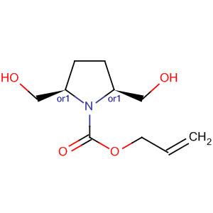 688809-67-8  1-Pyrrolidinecarboxylic acid, 2,5-bis(hydroxymethyl)-, 2-propenyl ester,(2R,5S)-rel-