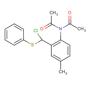 68882-83-7  Acetamide, N-acetyl-N-[2-[chloro(phenylthio)methyl]-4-methylphenyl]-