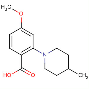 689149-84-6  Benzoic acid, 4-methoxy-2-(4-methyl-1-piperidinyl)-