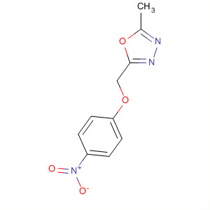 689251-43-2  1,3,4-Oxadiazole, 2-methyl-5-[(4-nitrophenoxy)methyl]-
