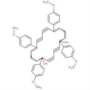 68996-75-8  7,9,15,17-Cyclooctadecatetraene-2,4,11,13-tetrayne-1,6-diol,1,6,10,15-tetrakis(4-methoxyphenyl)-
