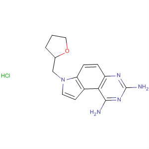 69046-56-6  7H-Pyrrolo[3,2-f]quinazoline-1,3-diamine,7-[(tetrahydro-2-furanyl)methyl]-, monohydrochloride