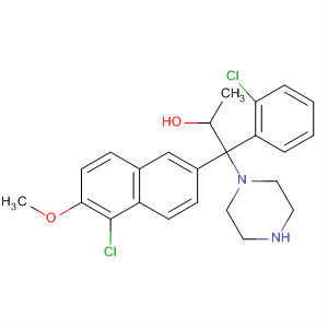 691008-57-8  1-Piperazineethanol,a-(5-chloro-6-methoxy-2-naphthalenyl)-4-(3-chlorophenyl)-b-methyl-