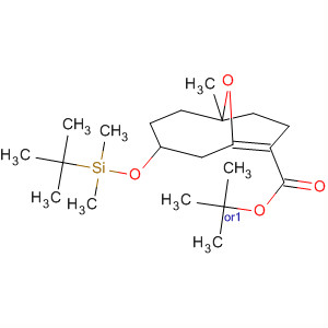 691871-64-4  10-Oxabicyclo[4.3.1]dec-6-ene-7-carboxylic acid,4-[[(1,1-dimethylethyl)dimethylsilyl]oxy]-1-methyl-, 1,1-dimethylethylester, (1R,4S)-rel-