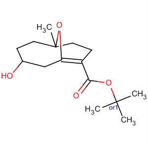 691871-67-7  10-Oxabicyclo[4.3.1]dec-6-ene-7-carboxylic acid, 4-hydroxy-1-methyl-,1,1-dimethylethyl ester, (1R,4S)-rel-